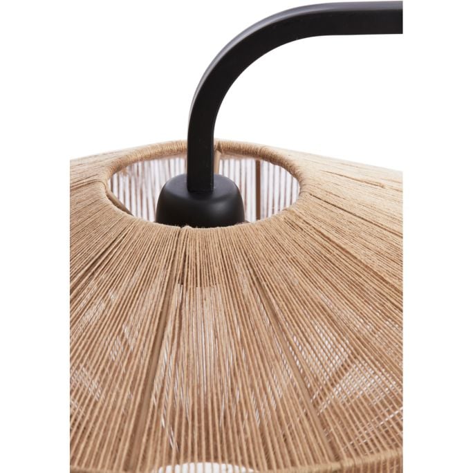 Wandlamp D43x115 cm Lyra naturel+mat zwart