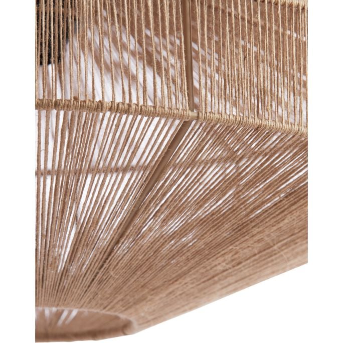 Wandlamp D43x115 cm Lyra naturel+mat zwart