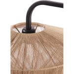 Vloerlamp D43x164 cm Lyra naturel+mat zwart