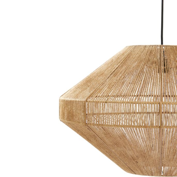 Hanglamp D60x37 cm Mallow jute