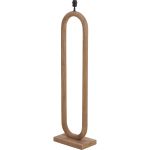 Vloerlamp 35X20X119 Cm Paceco Hout Mat Naturel