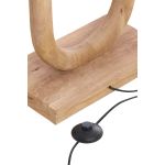 Vloerlamp 35X20X119 Cm Paceco Hout Mat Naturel