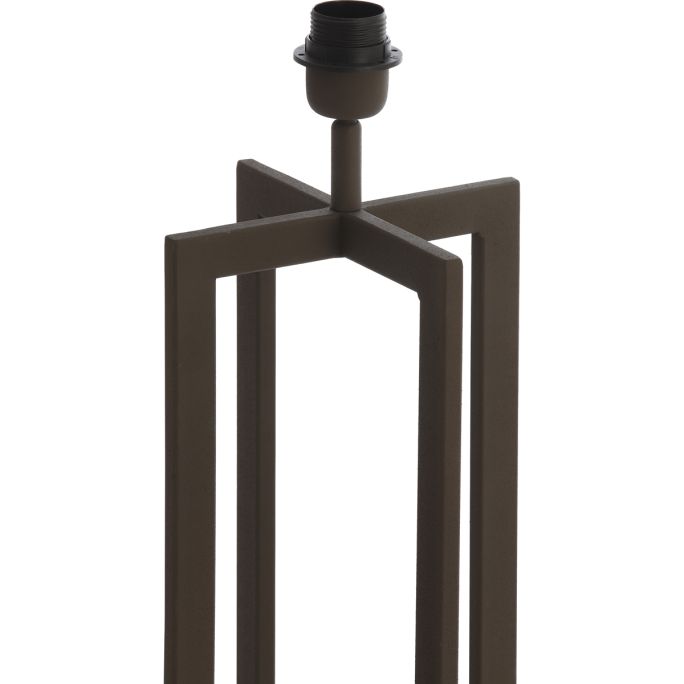 Lampvoet 21X21X46 Cm Mace Bruin
