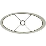 Kap ovaal recht smal 38-17,5-28 cm Saverna eiwit