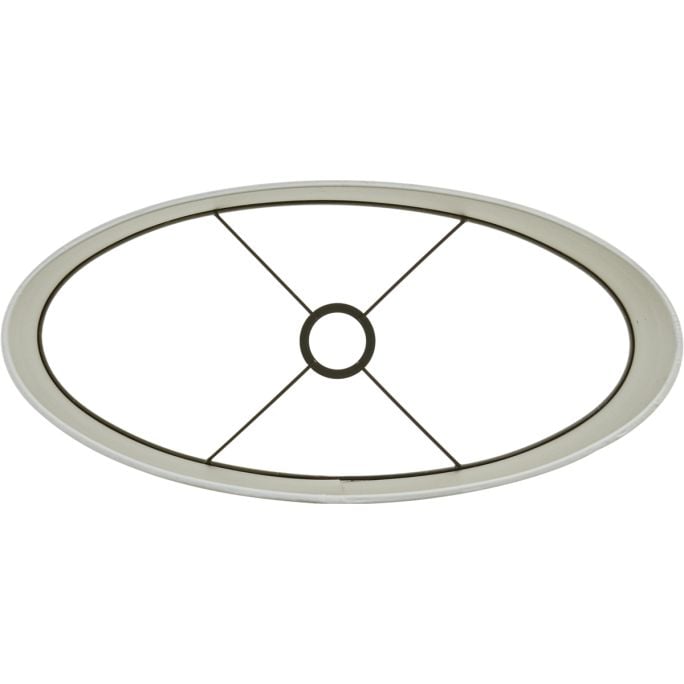 Kap ovaal recht smal 38-17,5-28 cm Saverna eiwit