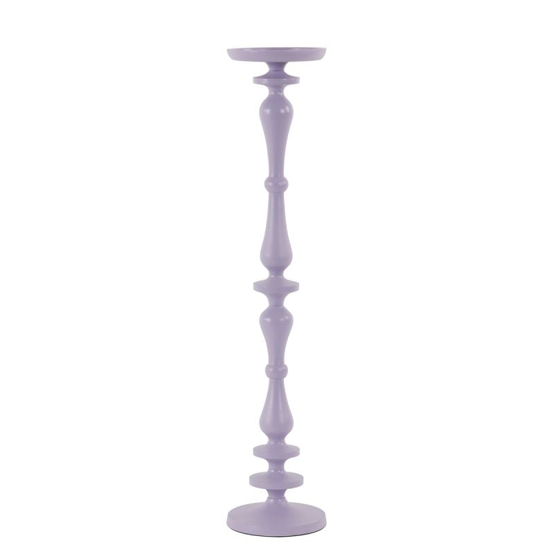 Kandelaar (D)11x51 cm YAHVI mat lila afbeelding