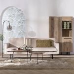 Vloerlamp Suzy mat zwart smoke