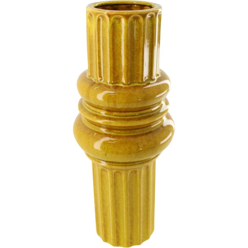 Vaas Retro oker 32,5 cm hoog afbeelding
