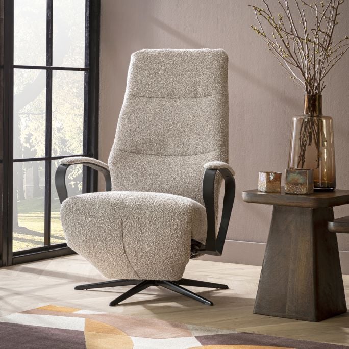 Relaxfauteuil Lisa manueel verstelbaar