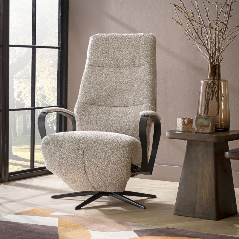Relaxfauteuil Lisa manueel verstelbaar