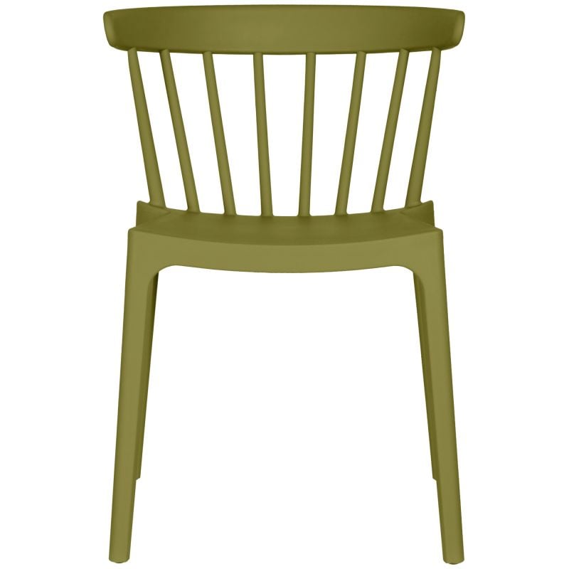 Spijlenstoel Bliss Matcha green Outdoor afbeelding