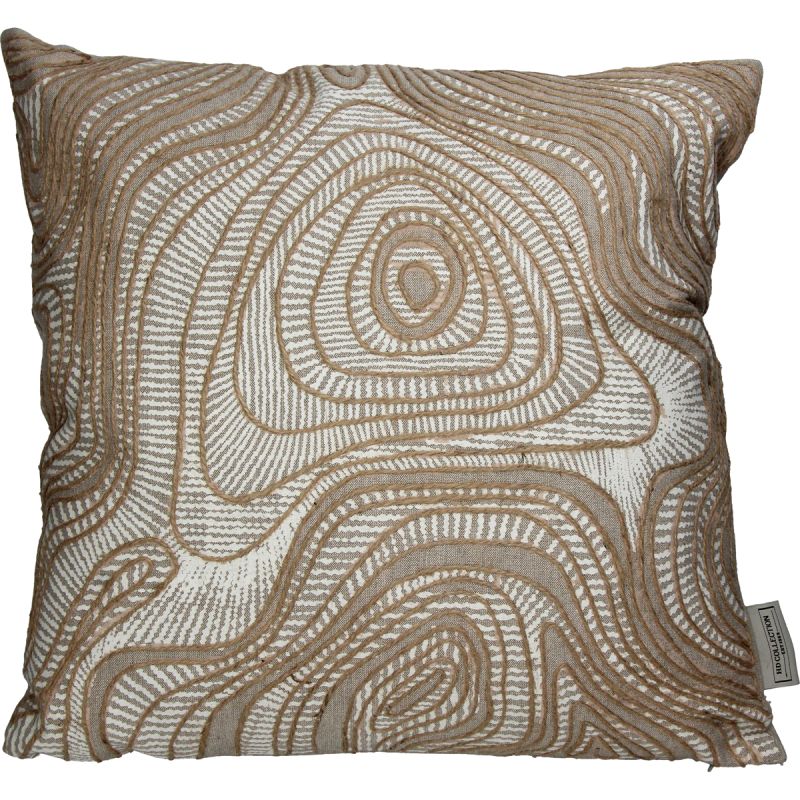 Sierkussen Cotton Ivoor 45x45 cm afbeelding