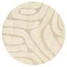 Vloerkleed Chase rond creme 12