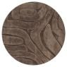 Vloerkleed Chase rond bruin 18