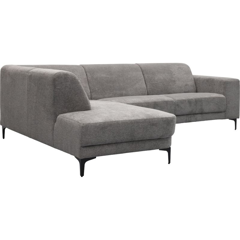 Bank Edward hoekziteiland links + 2,5-zits Mito antraciet