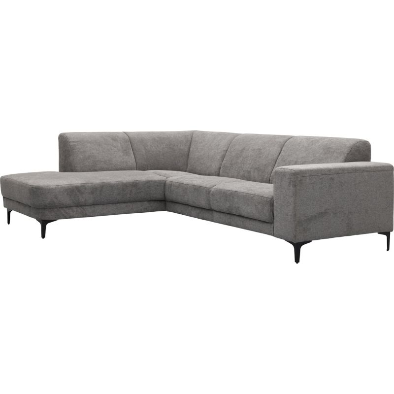 Bank Edward hoekziteiland links + 2,5-zits Mito antraciet