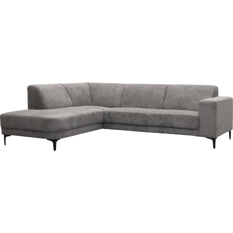 Bank Edward hoekziteiland links + 2,5-zits Mito antraciet