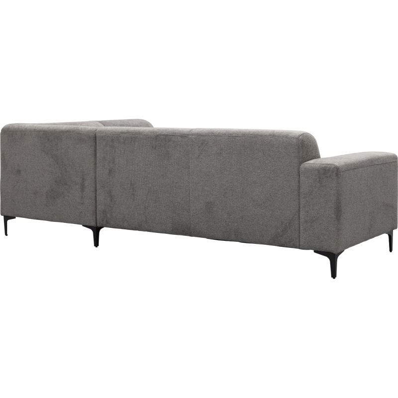 Bank Edward hoekziteiland links + 2,5-zits Mito antraciet