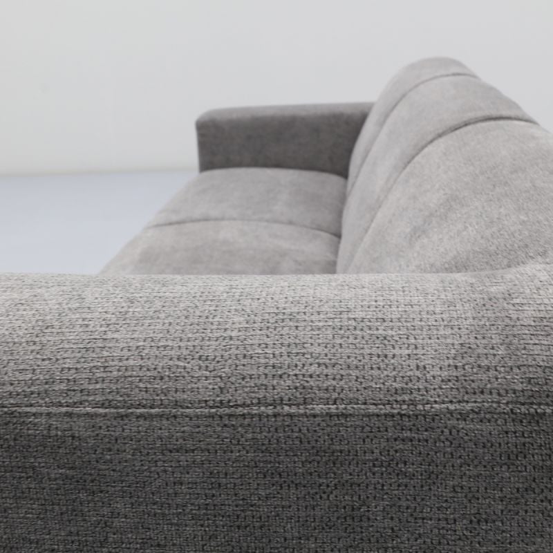 Bank Edward hoekziteiland links + 2,5-zits Mito antraciet