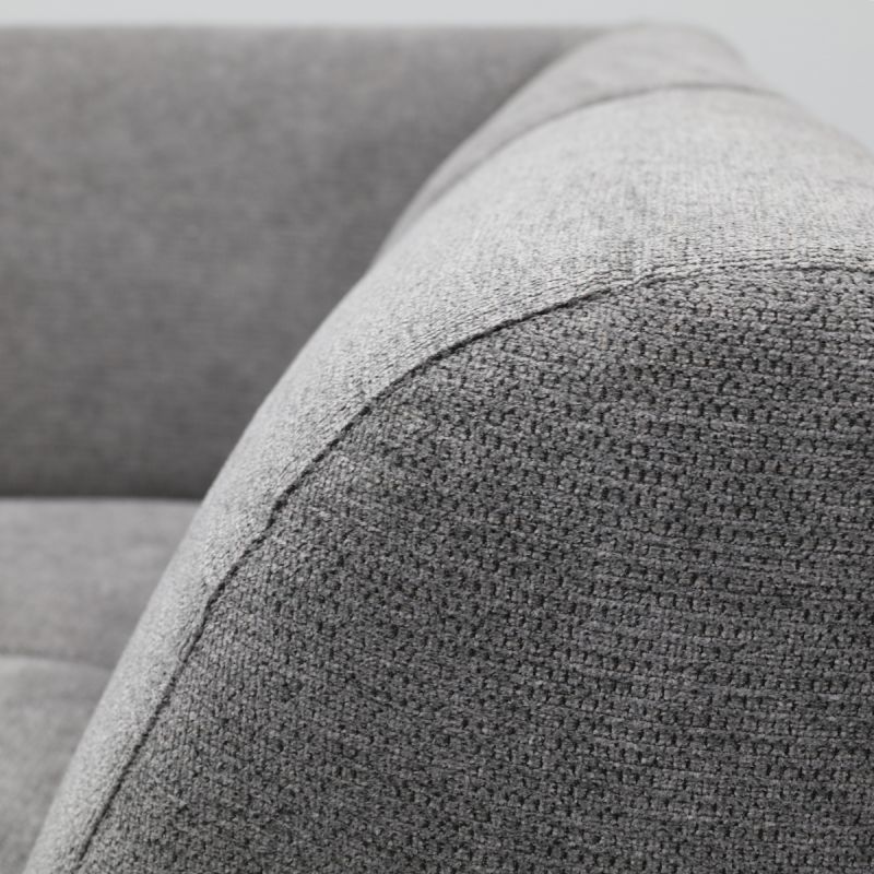 Bank Edward hoekziteiland links + 2,5-zits Mito antraciet