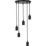 Hanglamp Brandy 5 lichts mat zwart