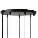 Hanglamp Brandy 5 lichts mat zwart