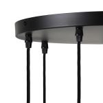 Hanglamp Brandy 5 lichts mat zwart