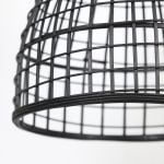 Hanglamp Porto 40x51cm rotan zwart