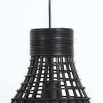 Hanglamp Porto 40x51cm rotan zwart