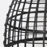 Hanglamp Porto 40x51cm rotan zwart