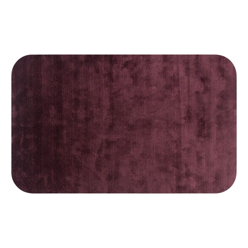 Vloerkleed Cowan afgeronde hoeken aubergine 48