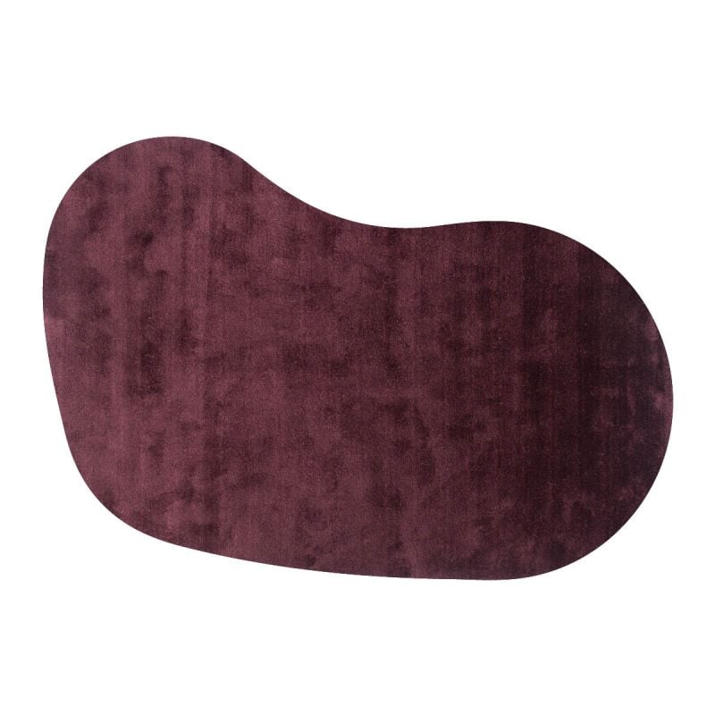 Vloerkleed Cowan organisch aubergine 48 afbeelding