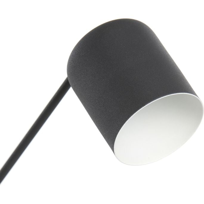 Tafellamp Riksja mat Zwart + dimmer
