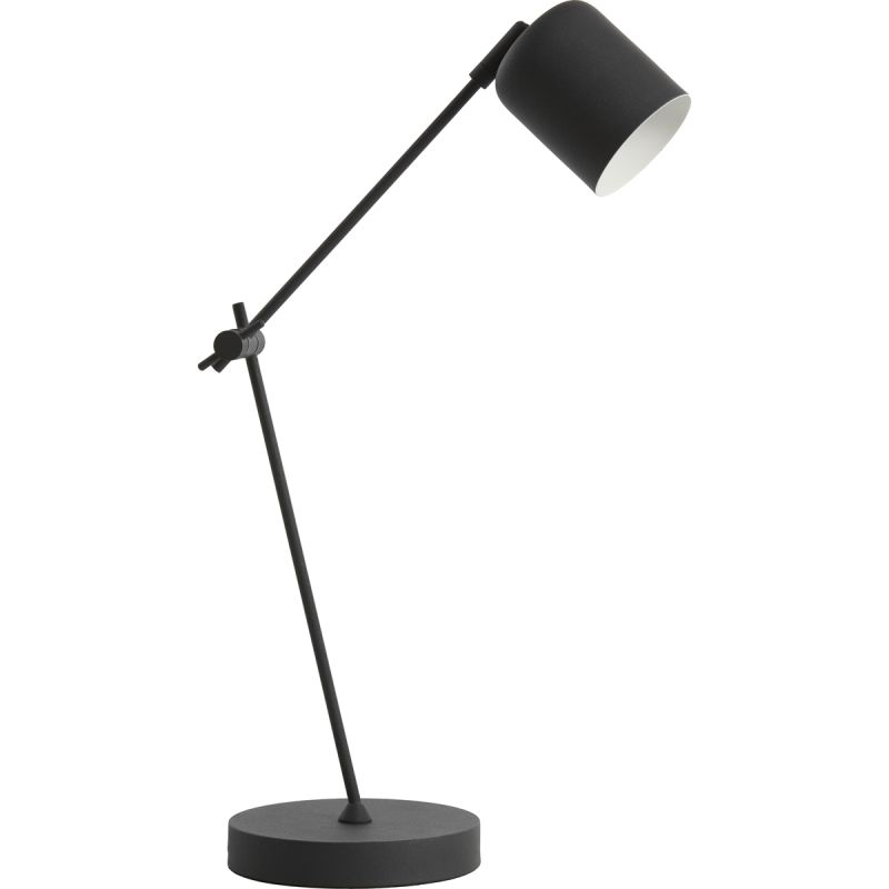 Tafellamp Riksja mat Zwart + dimmer afbeelding