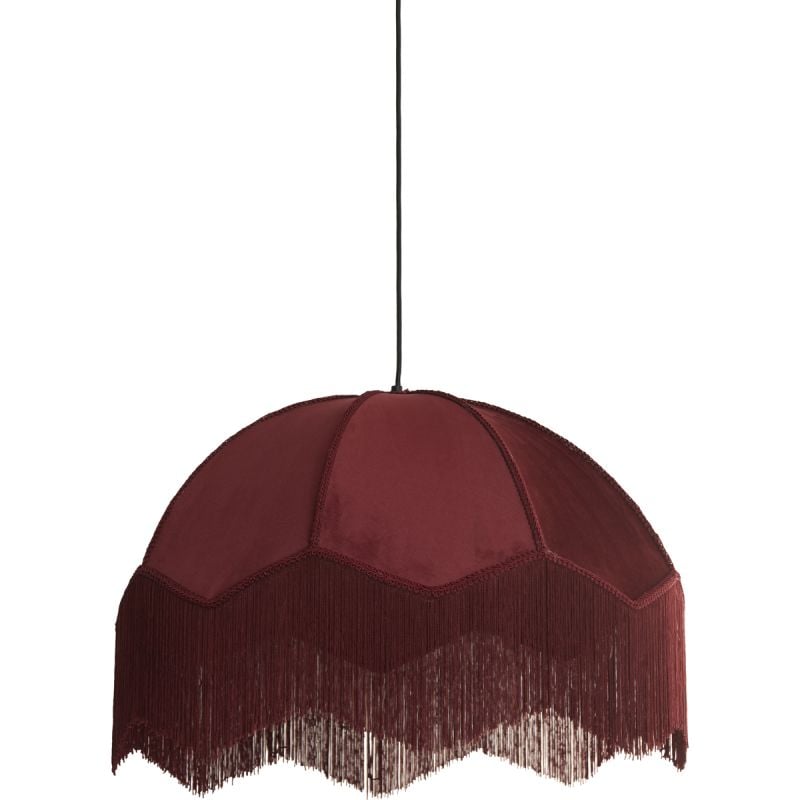 Hanglamp Malagia Velvet Bordeaux 50cm afbeelding