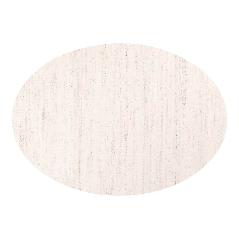 Vloerkleed Bodil ellips wit 11