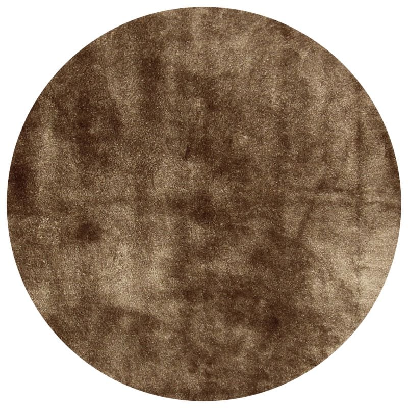 Vloerkleed Leya rond goud 14 afbeelding