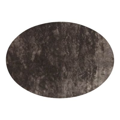 Vloerkleed Leya ellips bruin 15