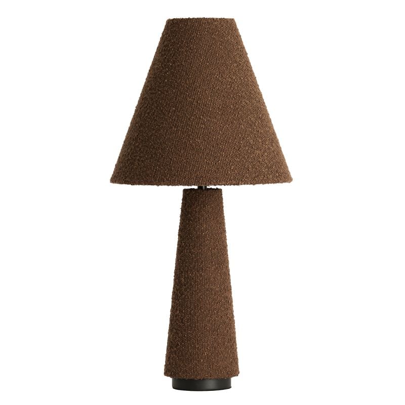 Tafellamp Davia Boucle Bruin afbeelding