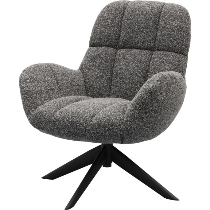 Draaifauteuil Else Antraciet