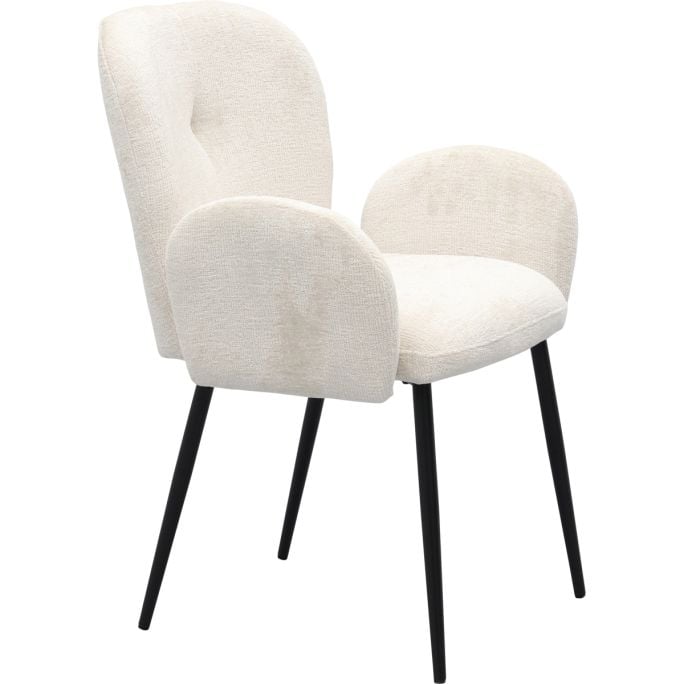 Eetkamerstoel Benet Ivory