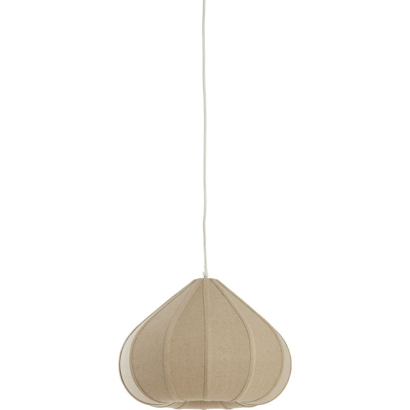Hanglamp Zudeba Linnen Naturel 40cm afbeelding