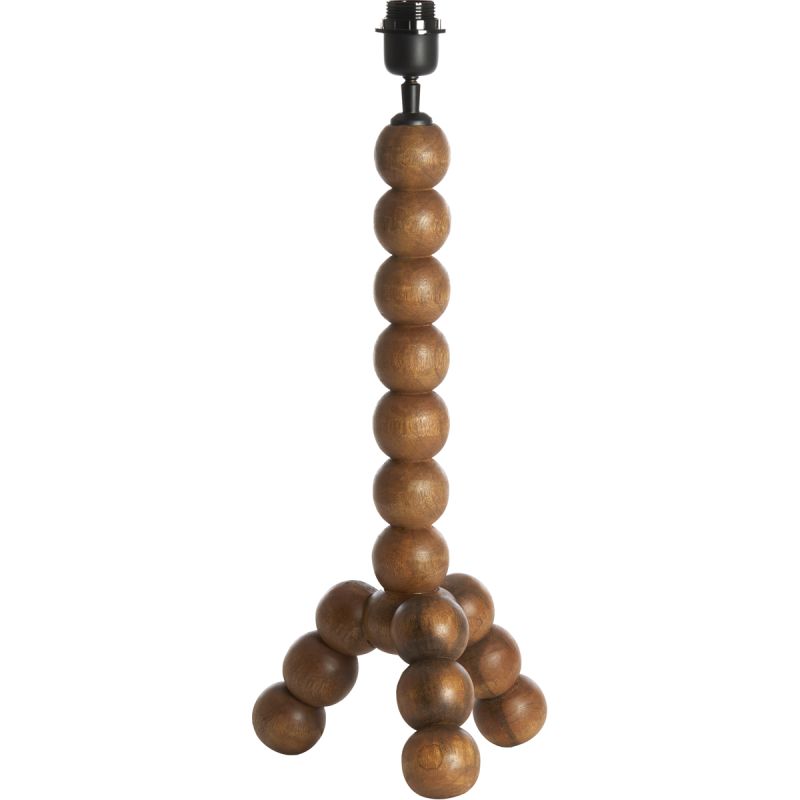 Lampvoet Vegio hout olie bruin 50 cm afbeelding