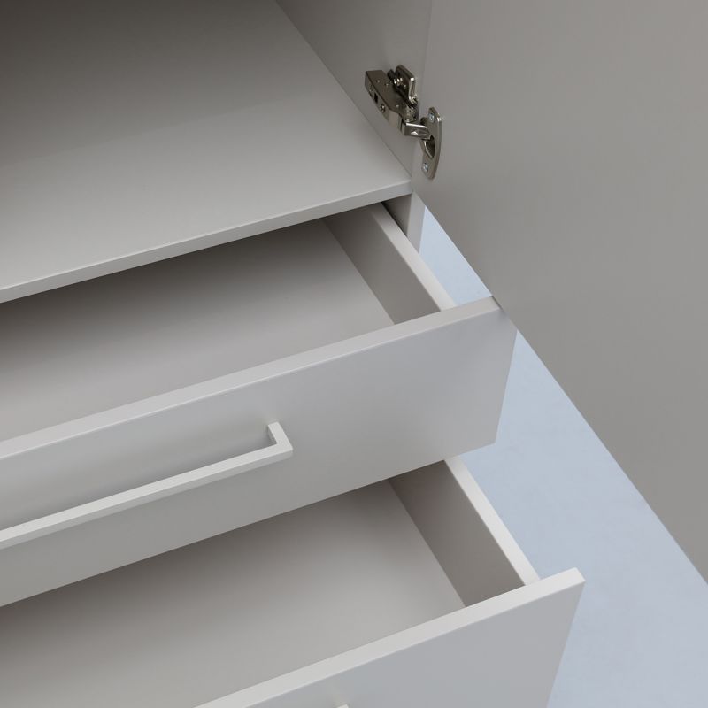 Wandkast Senna 2 deurs, 3 laden, 3 vakken