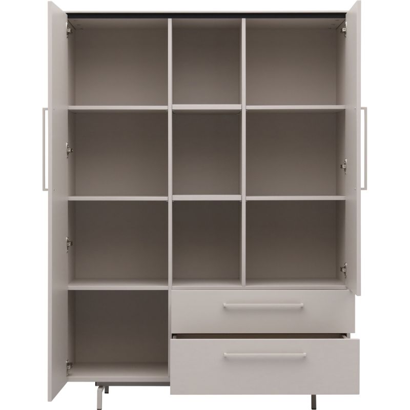 Wandkast Senna 2 deurs, 3 laden, 3 vakken