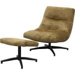Fauteuil Fons Curry met hocker