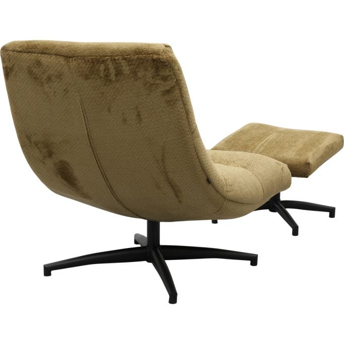 Fauteuil Fons Curry met hocker