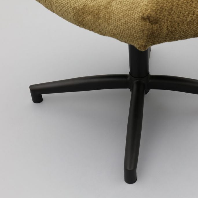 Fauteuil Fons Curry met hocker