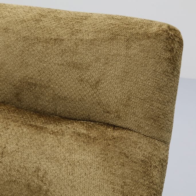 Fauteuil Fons Curry met hocker