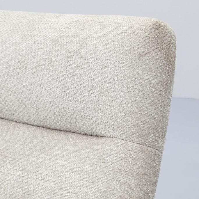 Fauteuil Fons Naturel met hocker